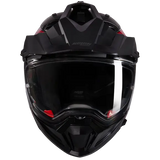 NOLAN N70-2 X 06 RUVIDO 342 CARA COMPLETA CASCO NEGRO ROJO BLANCO