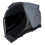 NOLAN N80-8 VERNICIATURA SPECIALE 343 INTEGRALE CASCOS NEGRO PLATA AZUL CLARO