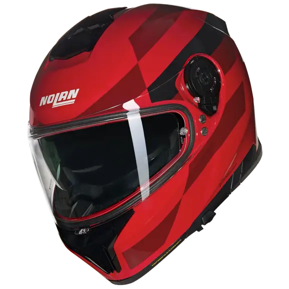NOLAN N80-8 ALFIERE 346  INTEGRALES CASCO ROSSO NERO