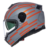 NOLAN N80-8 VELOCE 349 INTEGRALES CASCOS GRIGIO ARANCIONE