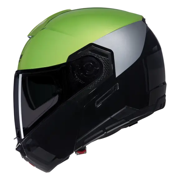 NOLAN N90-3 VERNICIATURA SPECIALE 341 Modular Casco Verde Impulso Nero