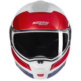 NOLAN N90-3 ROBOTO 345 Modular Casco Bianco Rosso Azul