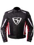  MUGENRACE DIAVOLO-1 Moto Textil Chaqueta Negro Rojo Blanco