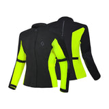 SHUA NOVA CHAQUETA DE MOTO HI-VIS AMARILLO