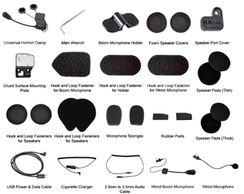 SENA 20S/20S EVO/30K universal auriculares montaje Kit