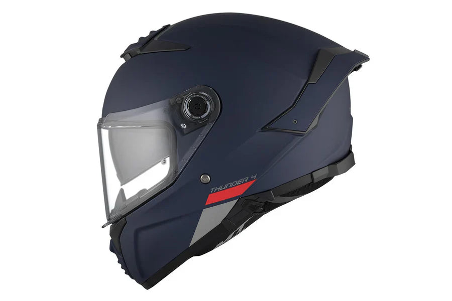 MT THUNDER 4 SV SÓLIDA A7 Casco integral para moto azul mate para turismo deportivo