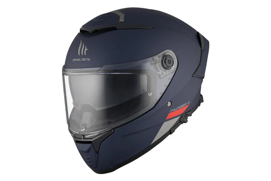 MT THUNDER 4 SV SÓLIDA A7 Casco integral para moto azul mate para turismo deportivo - SECURTEX MOTOR S.L (t/a MaximoMoto)
