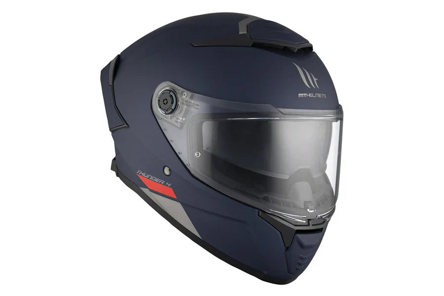 MT THUNDER 4 SV SÓLIDA A7 Casco integral para moto azul mate para turismo deportivo - SECURTEX MOTOR S.L (t/a MaximoMoto)