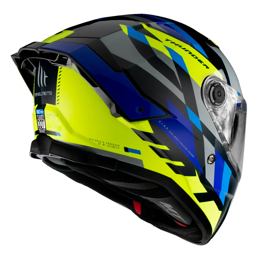 MT THUNDER 4 SV ERGO E17 Brillo Deportivo De Turismo Integral De Moto Casco - SECURTEX MOTOR S.L (t/a MaximoMoto)