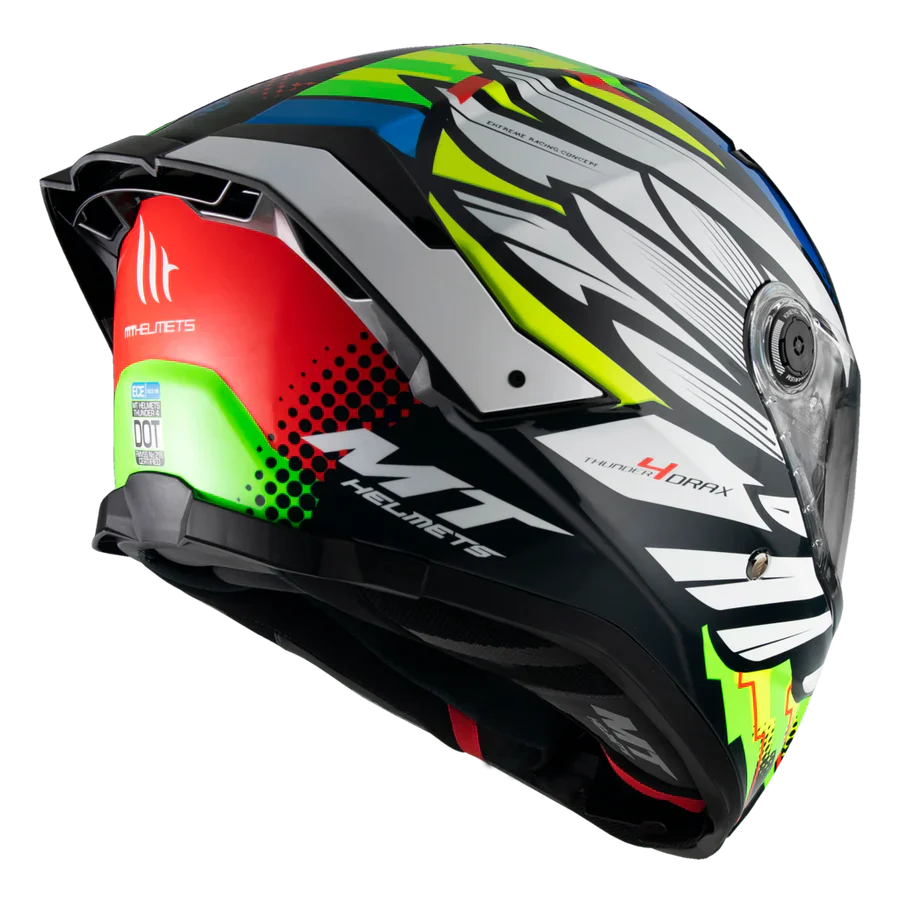 MT THUNDER 4 SV DRAX B7 Casco Integral Deportivo Para Moto Brillo - SECURTEX MOTOR S.L (t/a MaximoMoto)