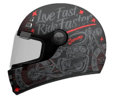 MT Jarama SV Art E5 Casco Integral De Moto Mate Retro