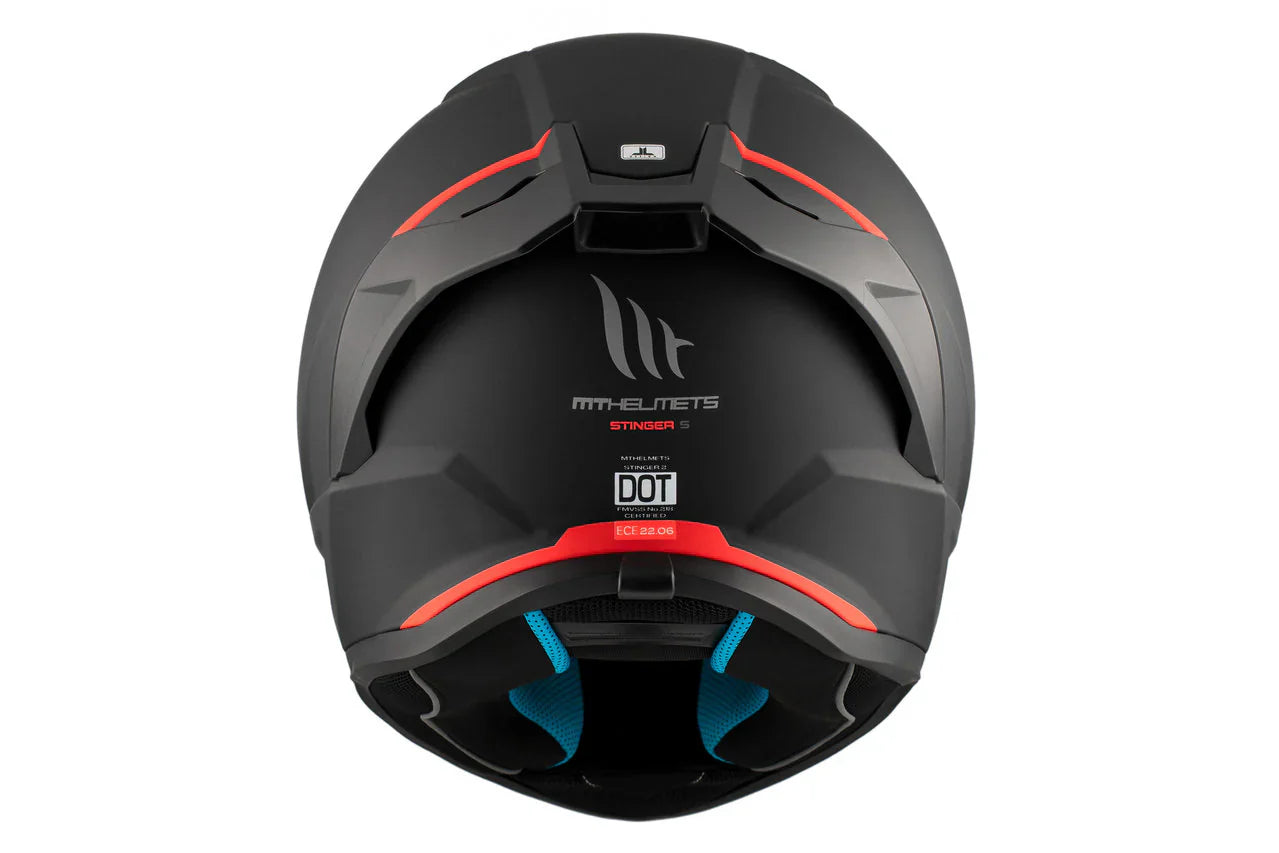 MT Stinger 2 Solid A1 Touring negro mate Cascos integrales para motocicleta - SECURTEX MOTOR S.L (t/a MaximoMoto)