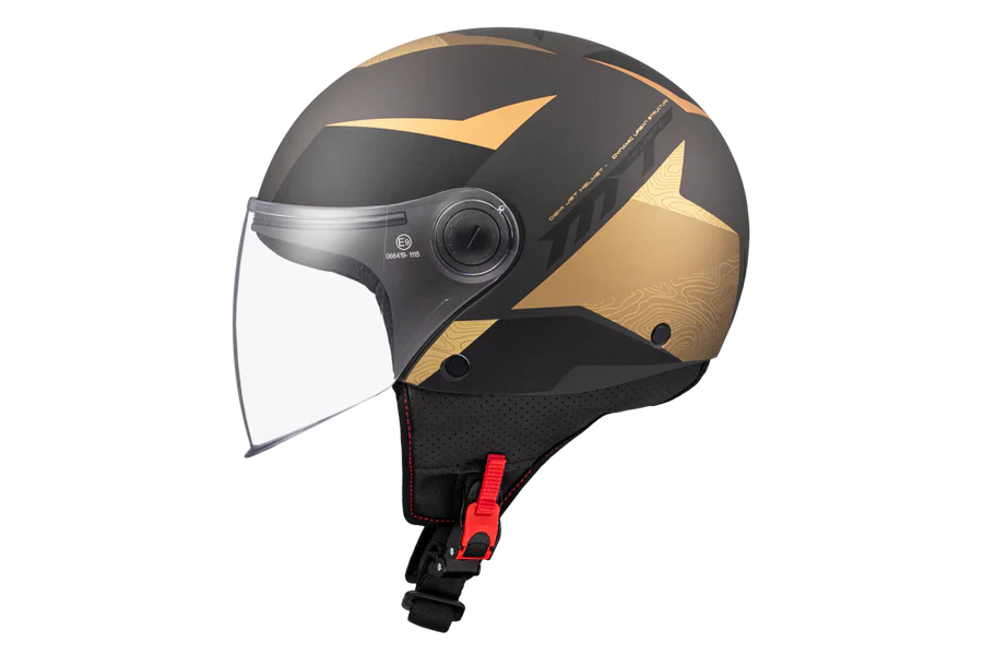 MT STREET S POKE C9 Matt Casco Abierto Para Scooter De Estilo Clásico - CASCO