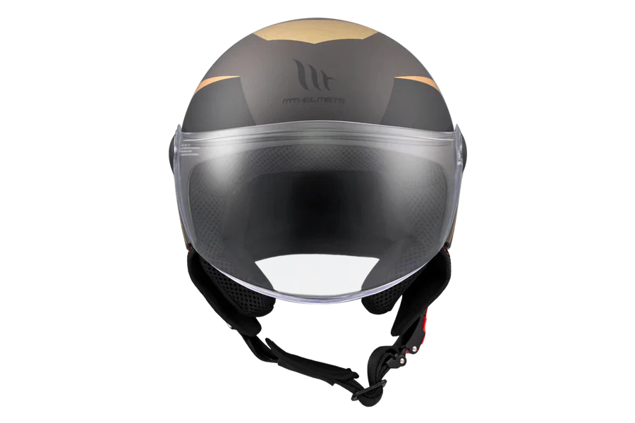 MT STREET S POKE C9 Matt Casco Abierto Para Scooter De Estilo Clásico - CASCO