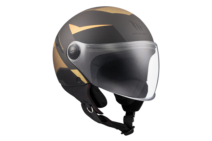 MT STREET S POKE C9 Matt Casco Abierto Para Scooter De Estilo Clásico - CASCO