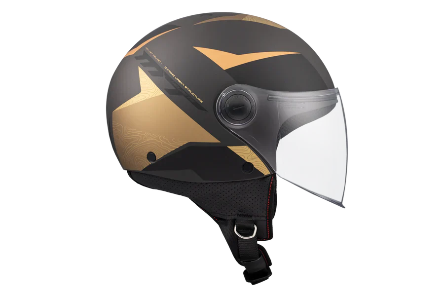 MT STREET S POKE C9 Matt Casco Abierto Para Scooter De Estilo Clásico - CASCO