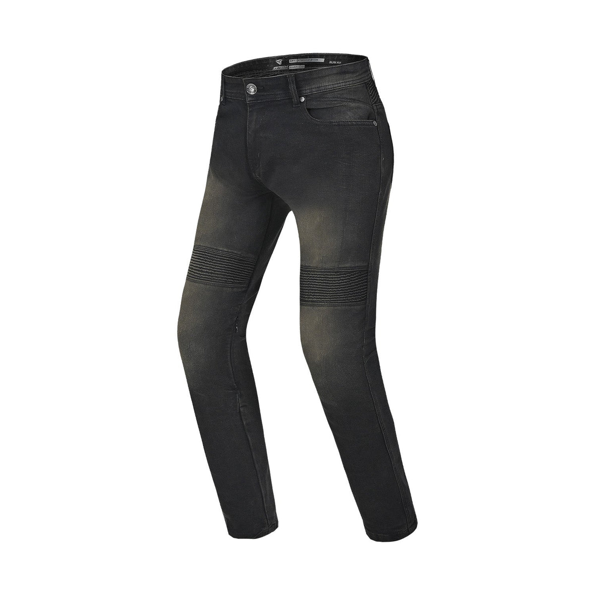 R-TECH VALENCIA PANTALON DE HOMBRE DENIM JEANS 32L NEGRO KHAKI TINT SPRAY