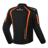R-TECH MARSHAL JAQUETES DE MOTO HOMES NEGRE  TARONJA