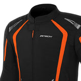 R-TECH MARSHAL JAQUETES DE MOTO HOMES NEGRE  TARONJA