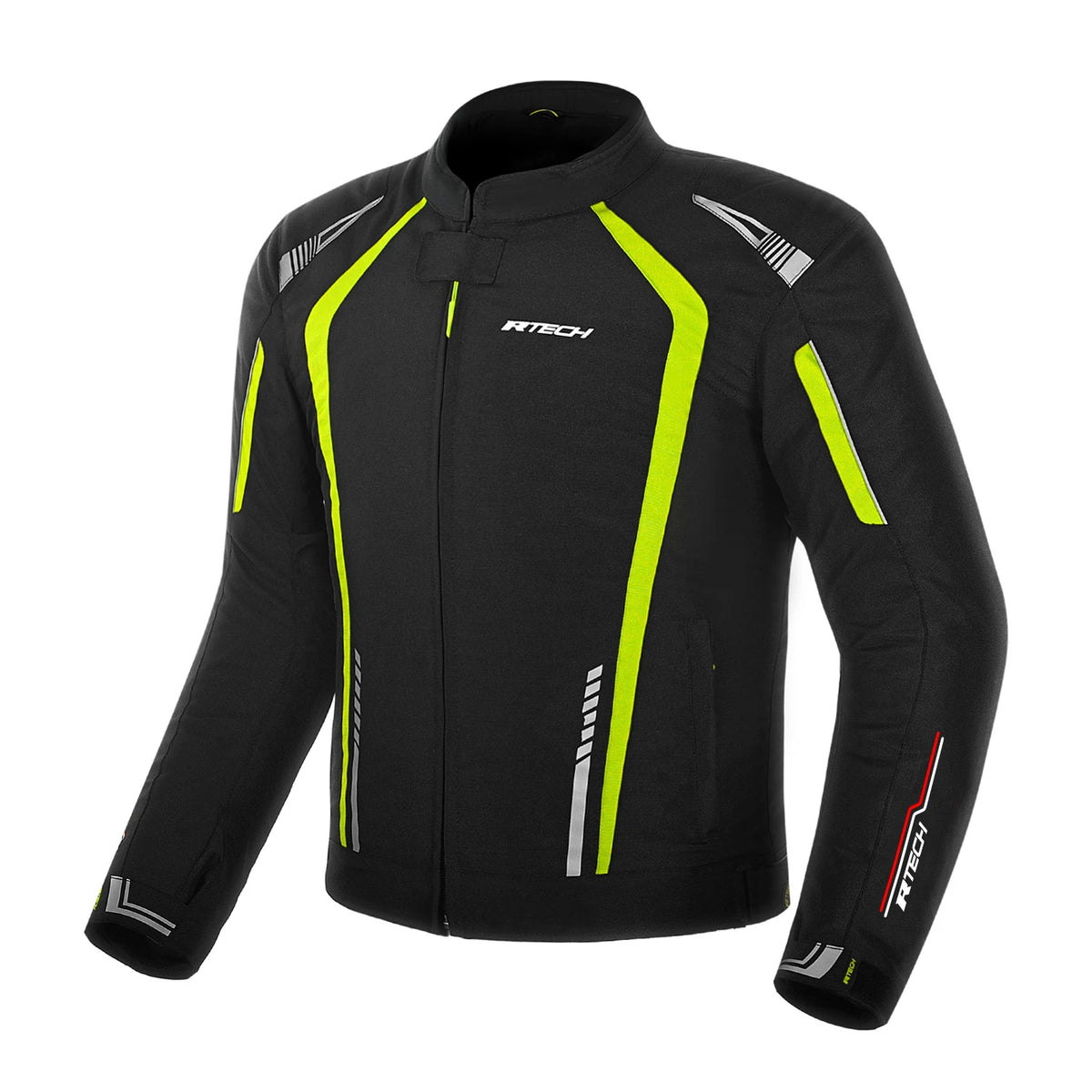 R-TECH MARSHAL JAQUETES DE MOTO HOMES NEGRE GROC FLOUR