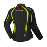 R-TECH MARSHAL JAQUETES DE MOTO SENYORA  NEGRE GROC FLOUR