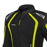 R-TECH MARSHAL JAQUETES DE MOTO SENYORA  NEGRE GROC FLOUR