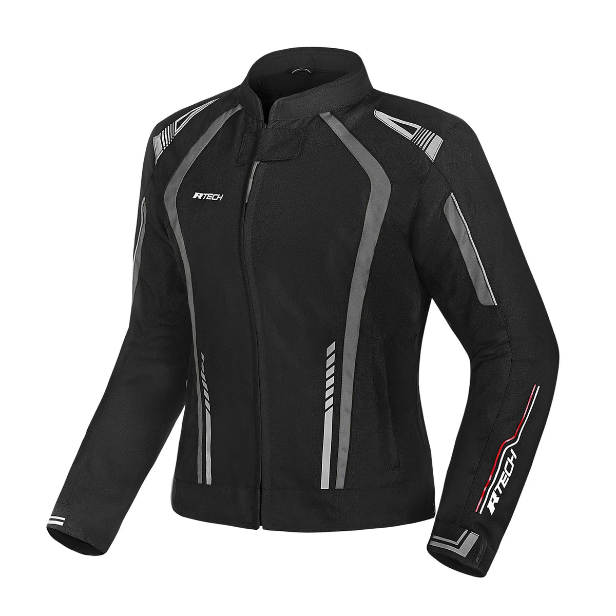R-TECH MARSHAL JAQUETES DE MOTO SENYORA NEGRE GRIS