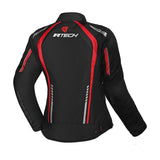 R-TECH MARSHAL JAQUETES DE MOTO SENYORA NEGRE VERMELL