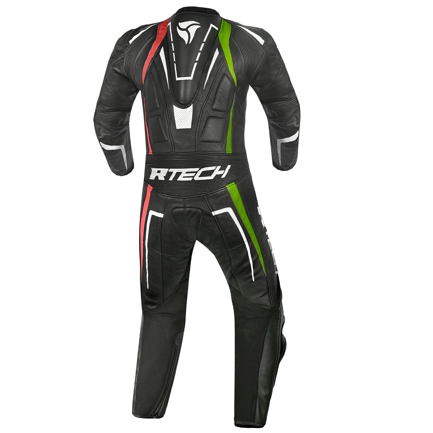 rtech-mono-1pc-defender-gp-negro-rojo-varde-back-full-view