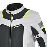 R-TECH SPIRAL MESH JAQUETES DE MOTO HOMES GEL NEGRE