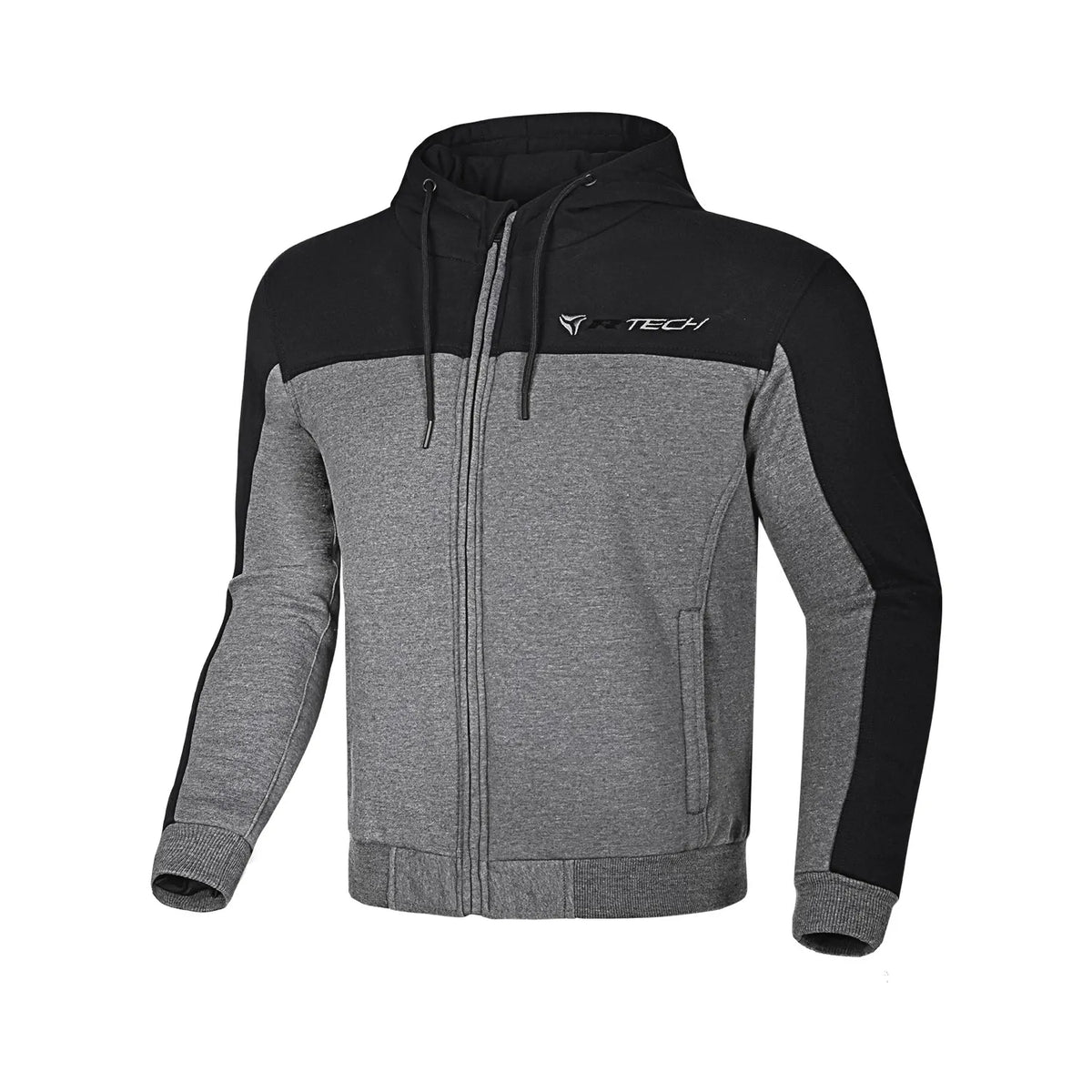 R-TECH SUSPENSION SUDADERA DE MOTO DE HOMES NEGRE GRIS