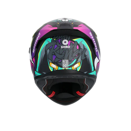SHIRO CASCO RAPTOR CRAZY RABBIT MULTICOLOR MATE - SECURTEX MOTOR S.L (t/a MaximoMoto)