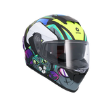 SHIRO CASCO RAPTOR CRAZY RABBIT MULTICOLOR MATE - SECURTEX MOTOR S.L (t/a MaximoMoto)