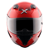 AXOR HUNTER SPEAR CASCO INTEGRAL DE MOTOCICLETA NEGRO ROJO