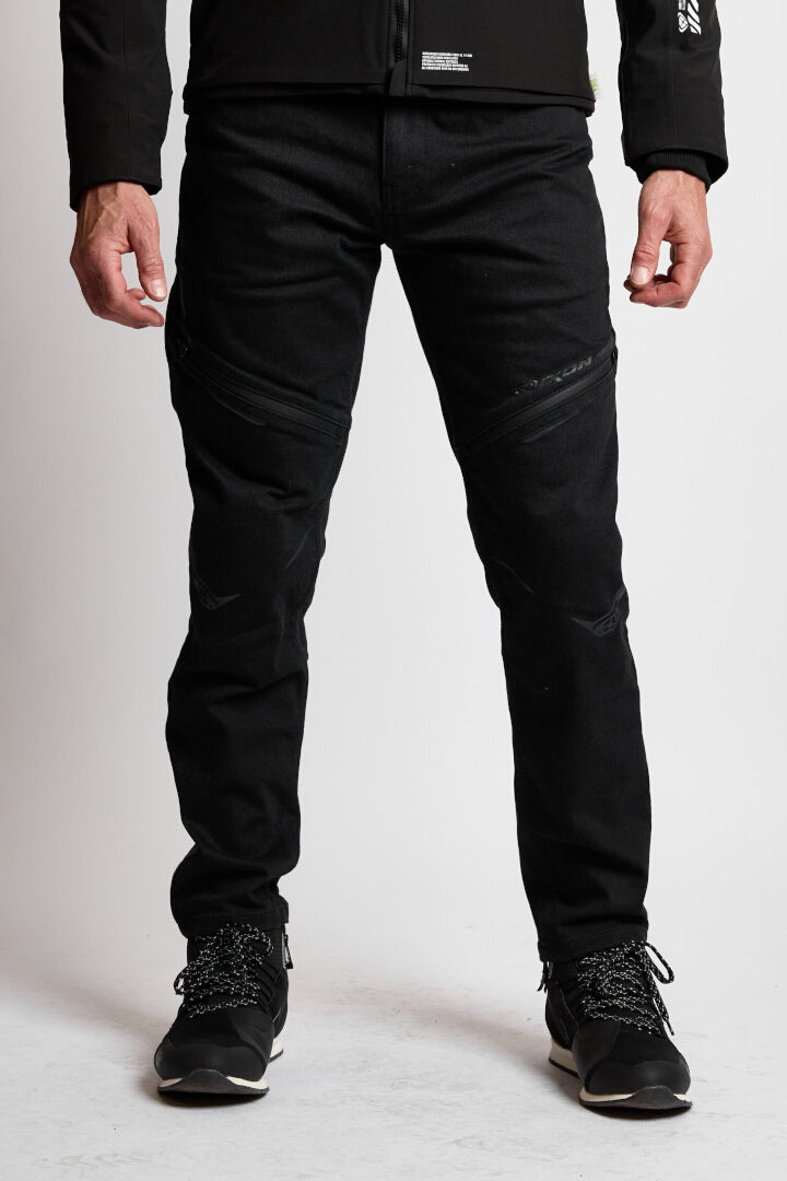 IXON REMY HOMBRE PANTALONES MOTO JEANS NEGRO