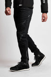 IXON REMY HOMBRE PANTALONES MOTO JEANS NEGRO
