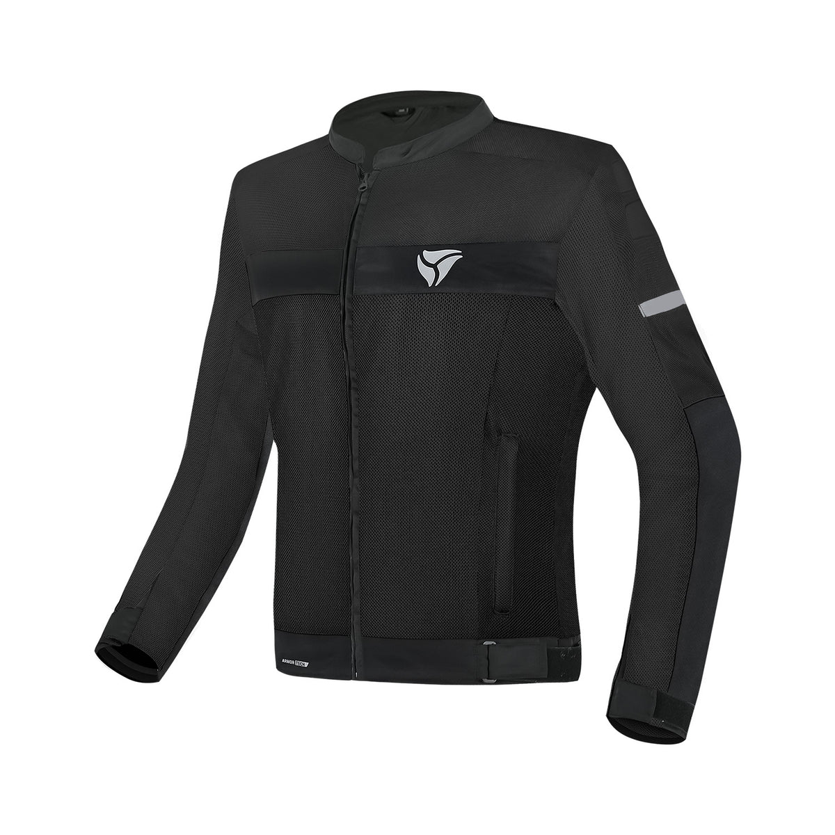 R-TECH SUPER LIGHT TEXTILE JAQUETE DE MOTO NEGRE