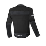R-TECH SUPER LIGHT TEXTILE JAQUETE DE MOTO NEGRE