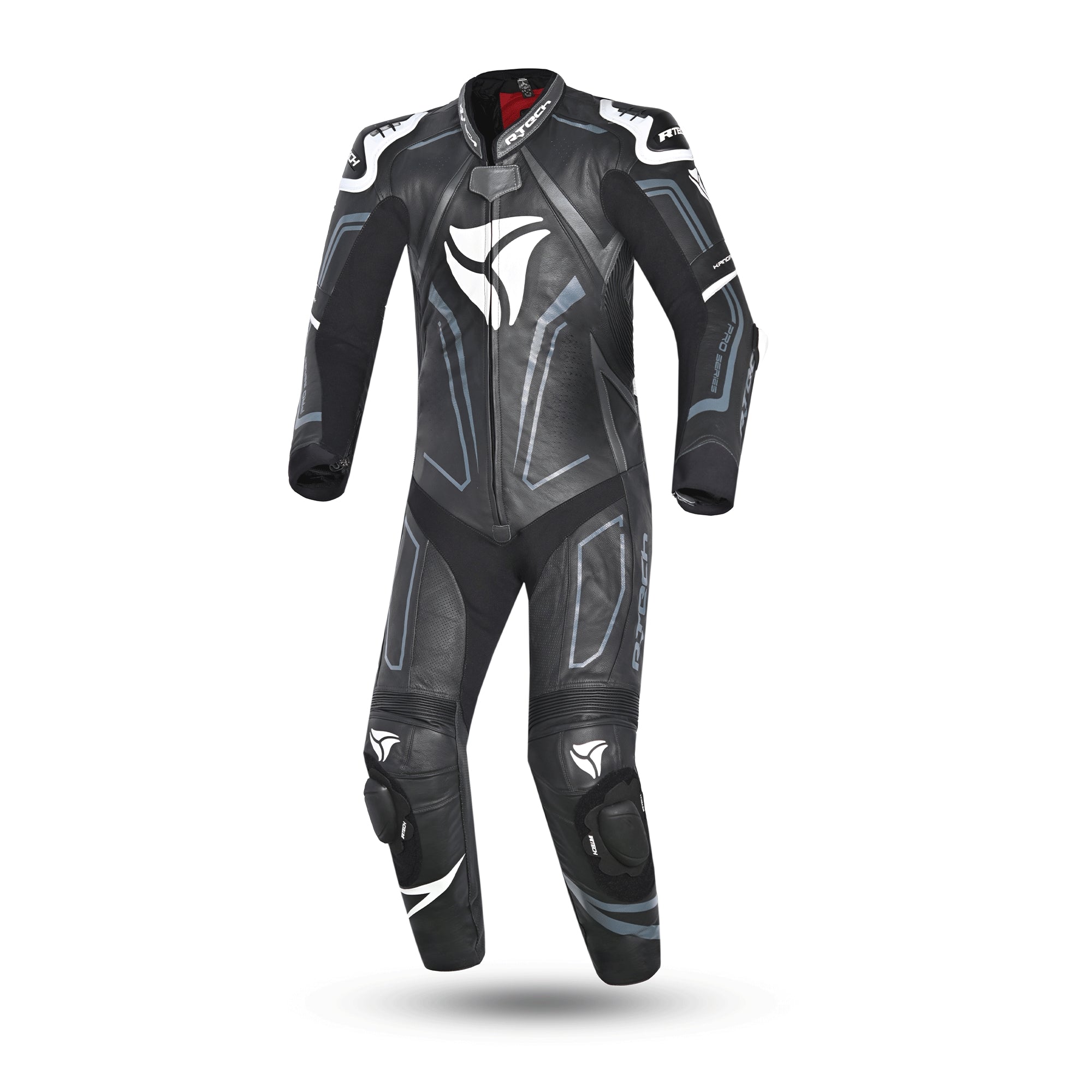 rtech-mono-1pc-risingstar-negro-blanco-front-full-view