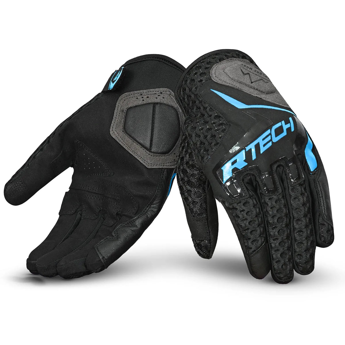 R-TECH RIDE PRO DE GUANTS DE MOTO SENYORA  TURQUOISE NEGRE
