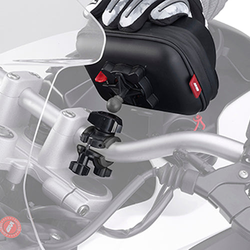 GIVI - PORTADISPOSITIVO MOTO ESP. SPHONE-GPS F/R MANILLAR (IPHONE 4/5) S955B