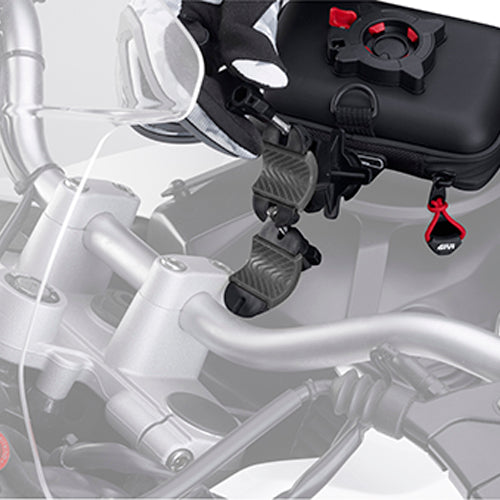 GIVI PORTADISPOSITIVO MOTO ESP. SPHONE-GPS F/R MANILLAR 5"