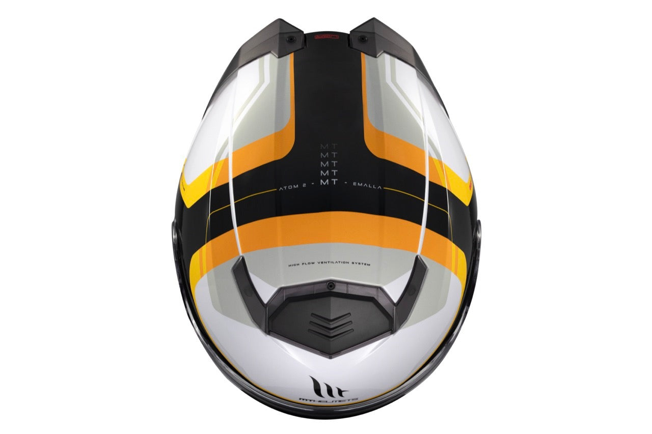 Casco modular para motocicleta MT ATOM 2 SV Emalla B3 - Helmet