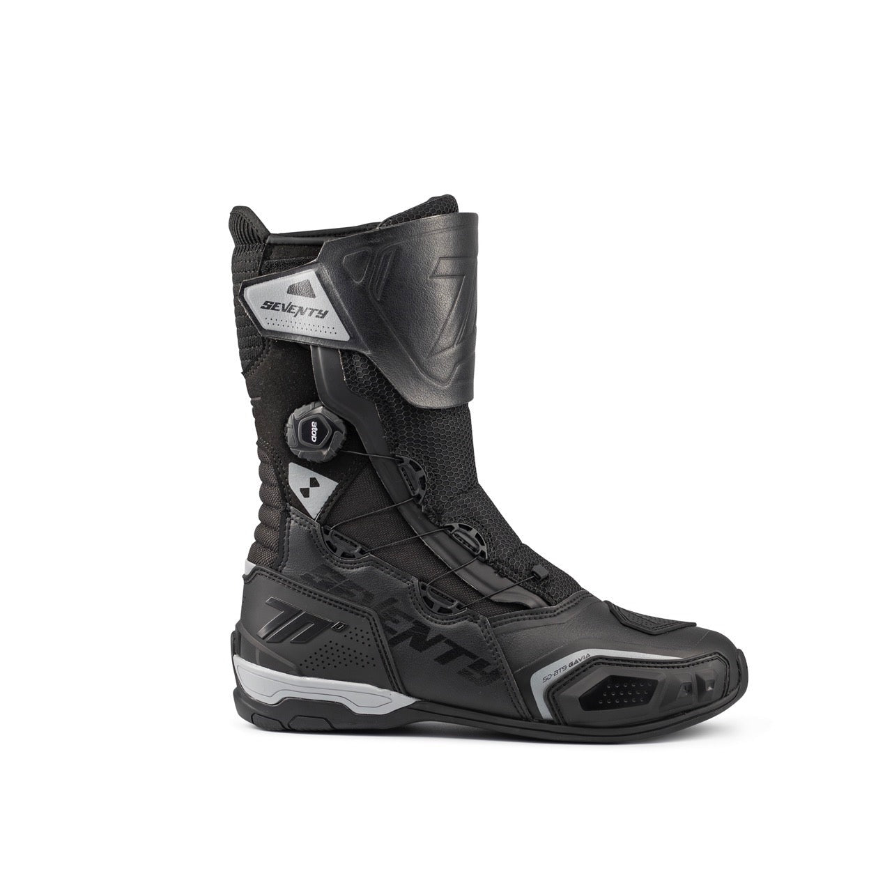 SEVENTY SD-BT9 Gavia Negro Bota de moto deportiva de turismo