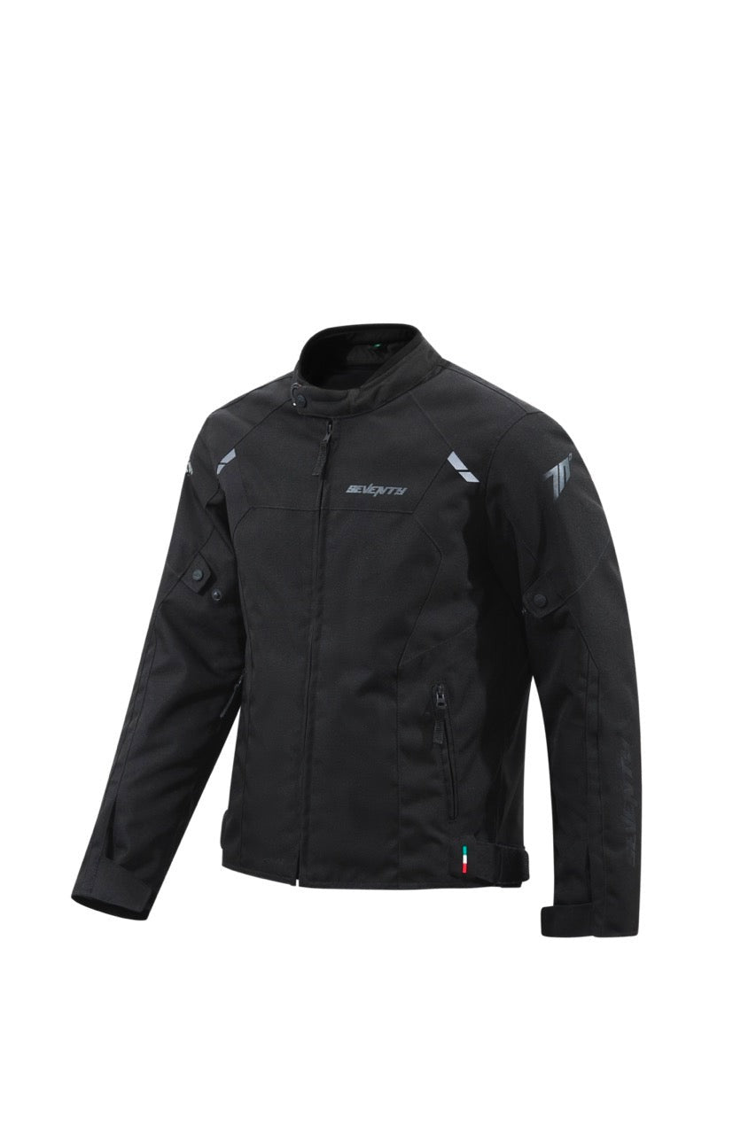 SEVENTY, SD-JR65 de Piston Chaqueta de motociclista para hombre negro - SECURTEX MOTOR S.L (t/a MaximoMoto)