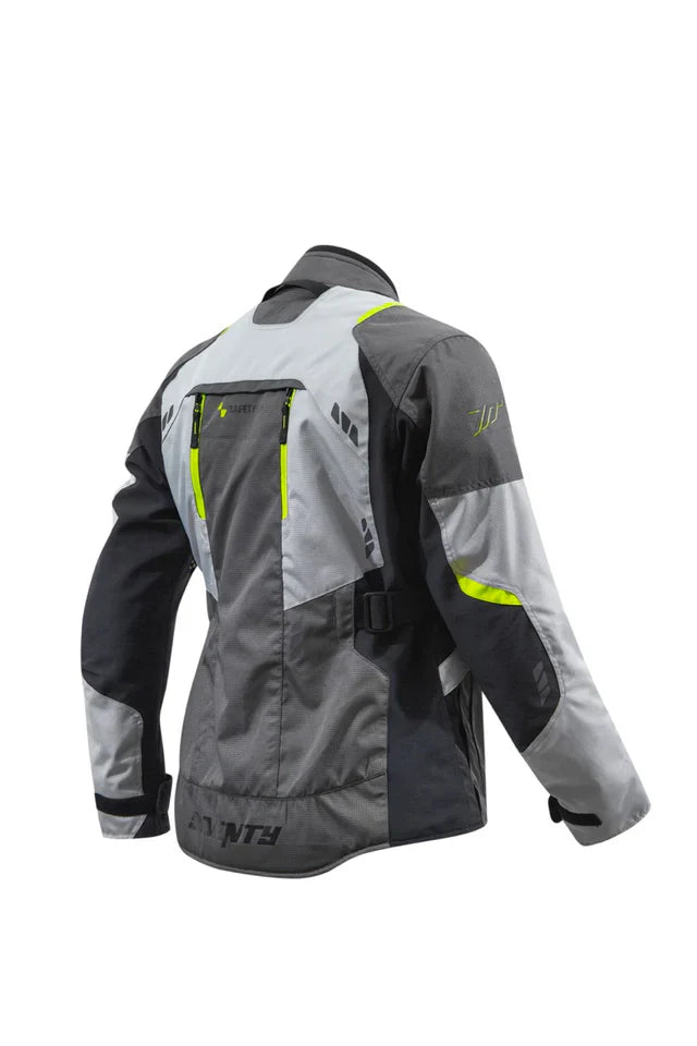 SEVENTY SD-JT67 TANAMI Chaqueta De Moto Para Hombre Negro/Gris/Amarillo Fluorescente - SECURTEX MOTOR S.L (t/a MaximoMoto)