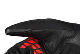 SEVENTY SD-T55 ATAK Guantes De Motociclismo Para Hombre Negro/Rojo