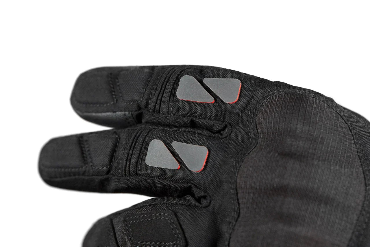 SEVENTY SD-T55 ATAK Guantes De Motociclismo Para Hombre Negro/Rojo