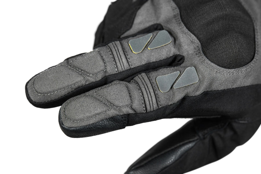 SEVENTY SD-T55 ATAK Guantes Deportivos Para Motocicleta Para Hombre Gris Negro/Amarillo Fluor
