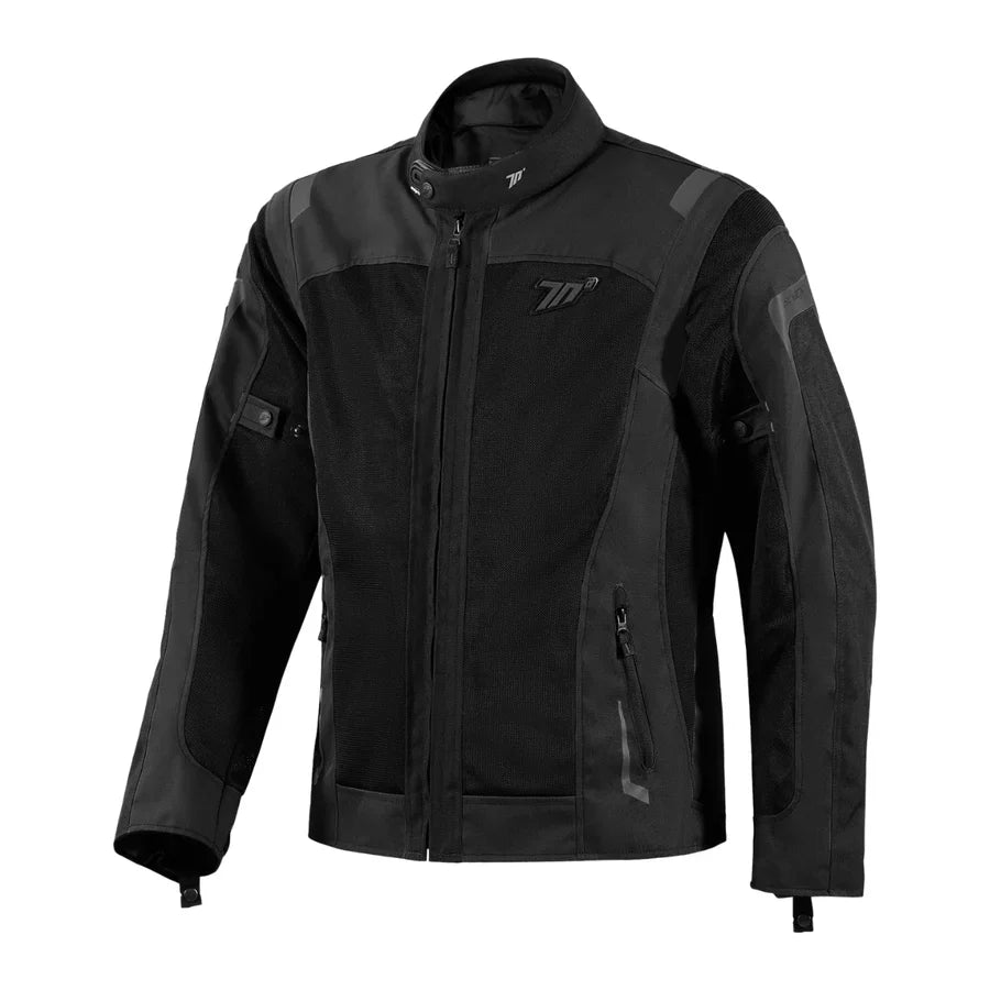 SEVENTY DEGREES SD-A4 IMPERMEABLE CHAQUETA DE MOTO MUJER NEGRO